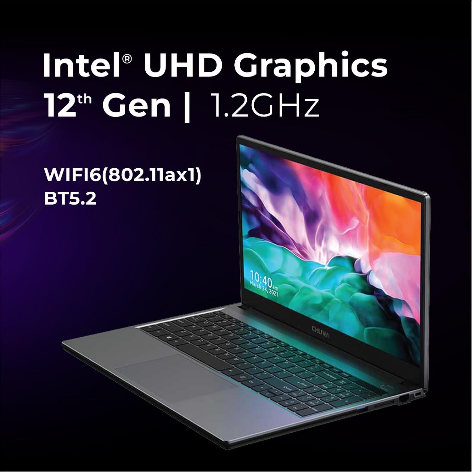 Chuwi CoreBook i5-12450H Laptop – 16GB RAM, 512GB SSD, 14” FHD | Slim & Powerful Notebook by Mahadev Electronics